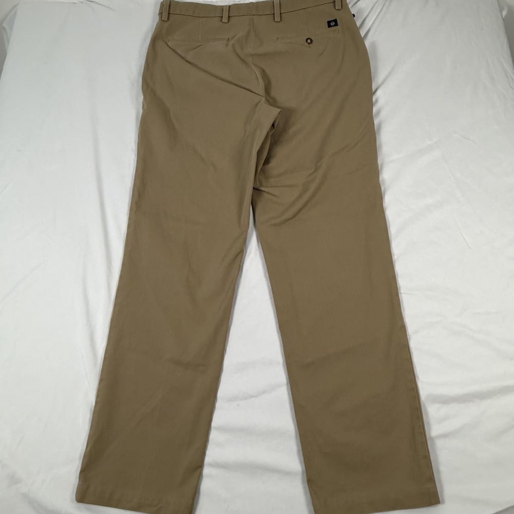 Dockers Pants 38x33 Khaki Workday Straight Smart 360 Flex Stretch Career Preppy - Picture 3 of 15
